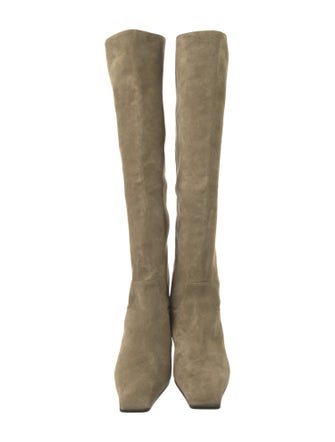 Khaite Suede Riding Boots