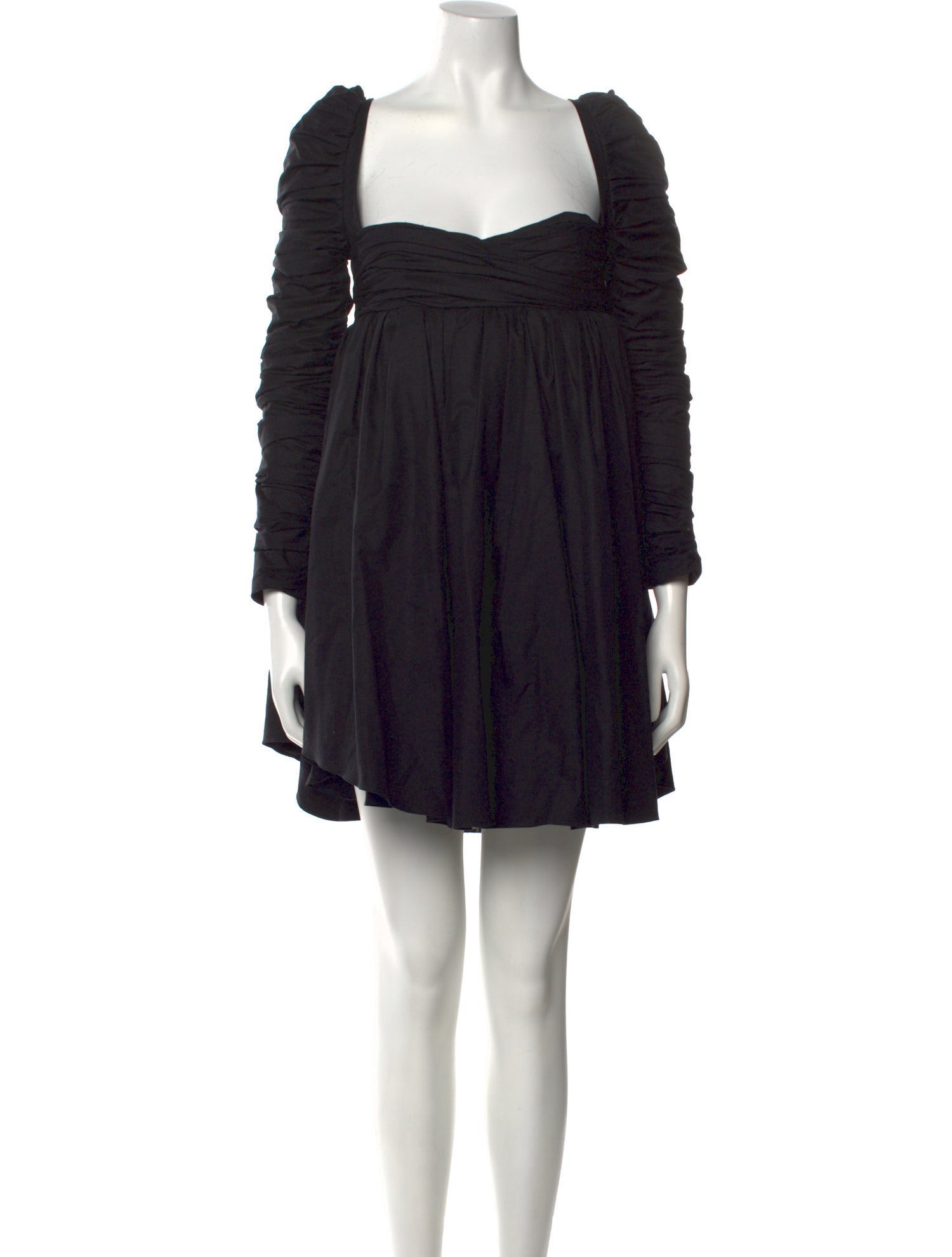 Khaite Square Neckline Mini Dress