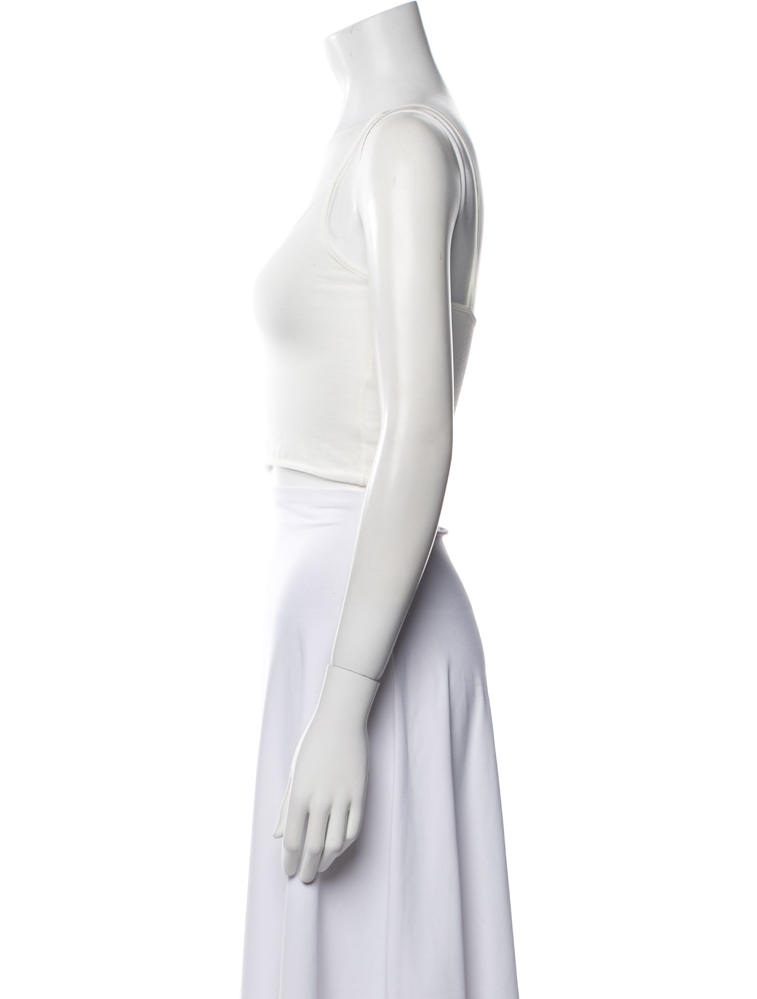 Khaite Cashmere V-Neck Crop Top