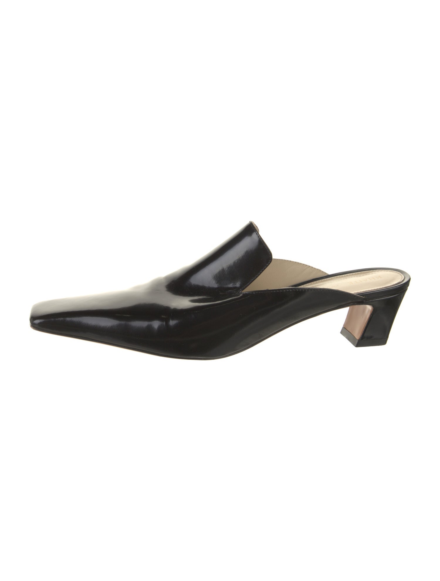 Khaite Patent Leather Mules