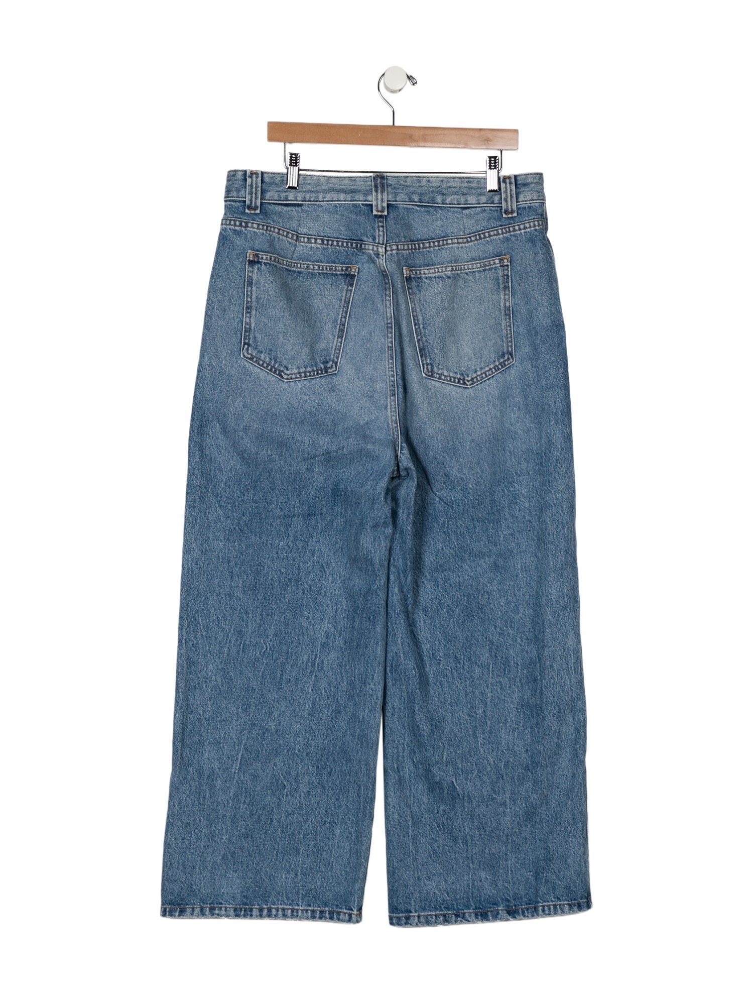 Khaite High-Rise Wide Leg Jeans