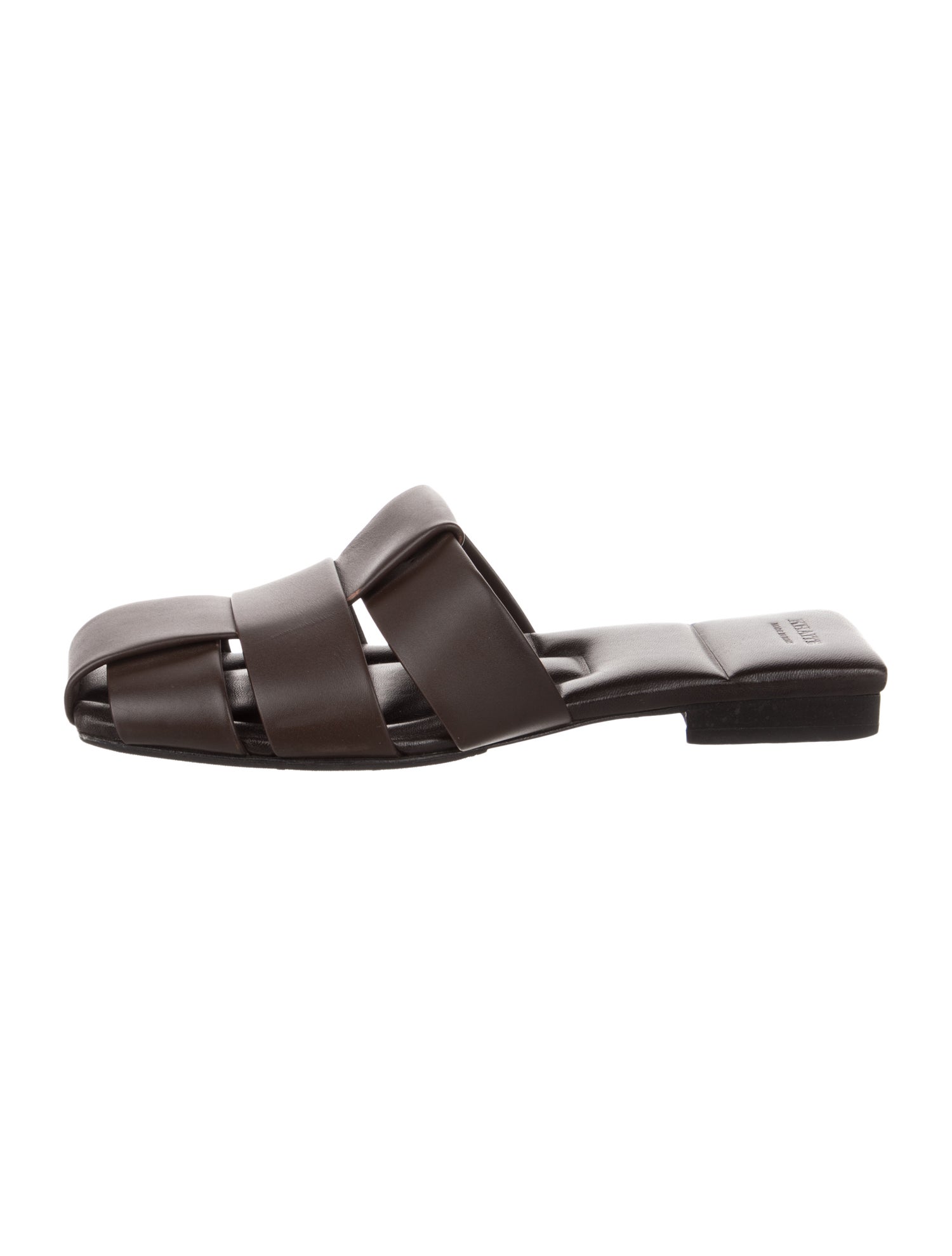 Khaite Leather Slides