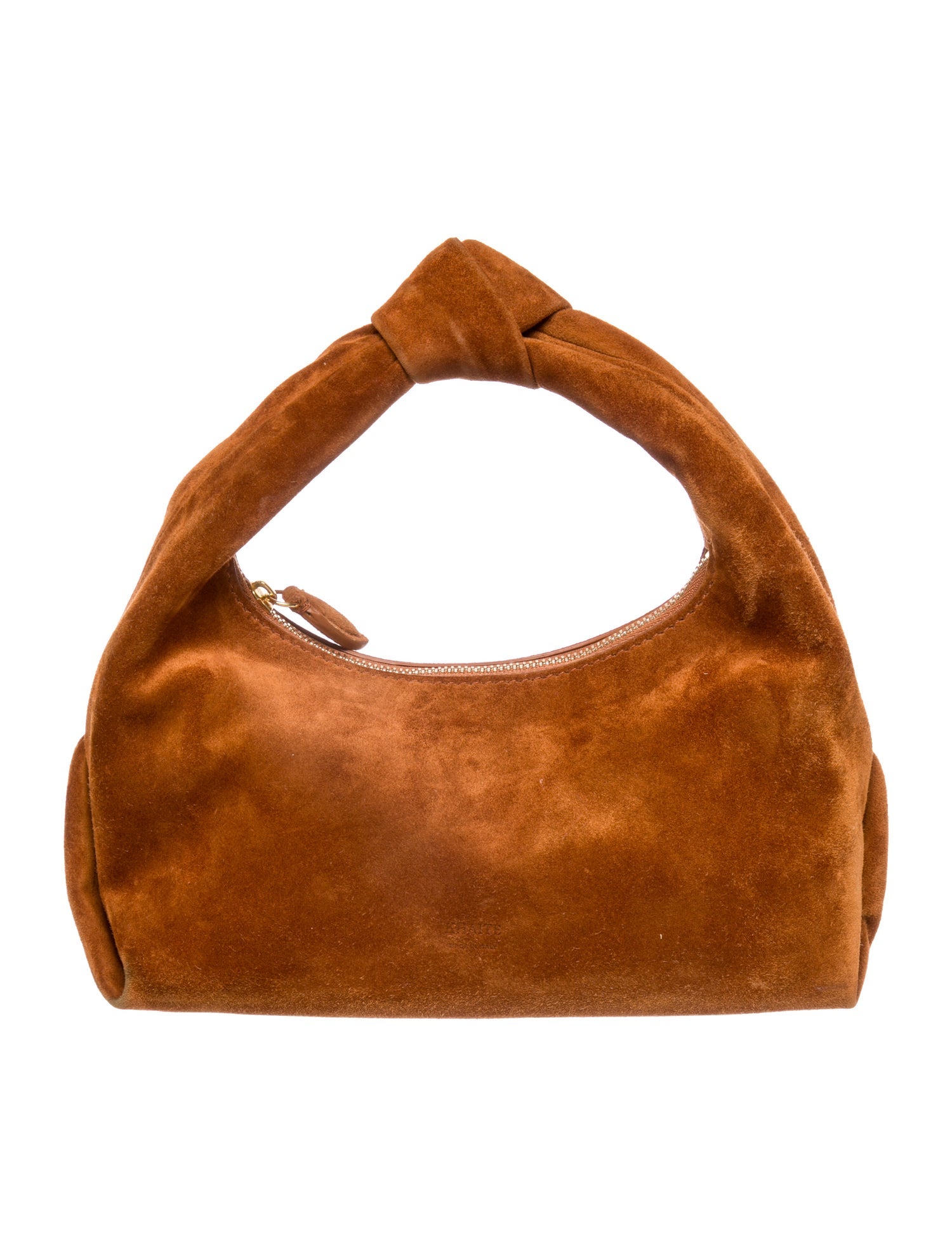 Khaite Suede Top Handle Bag