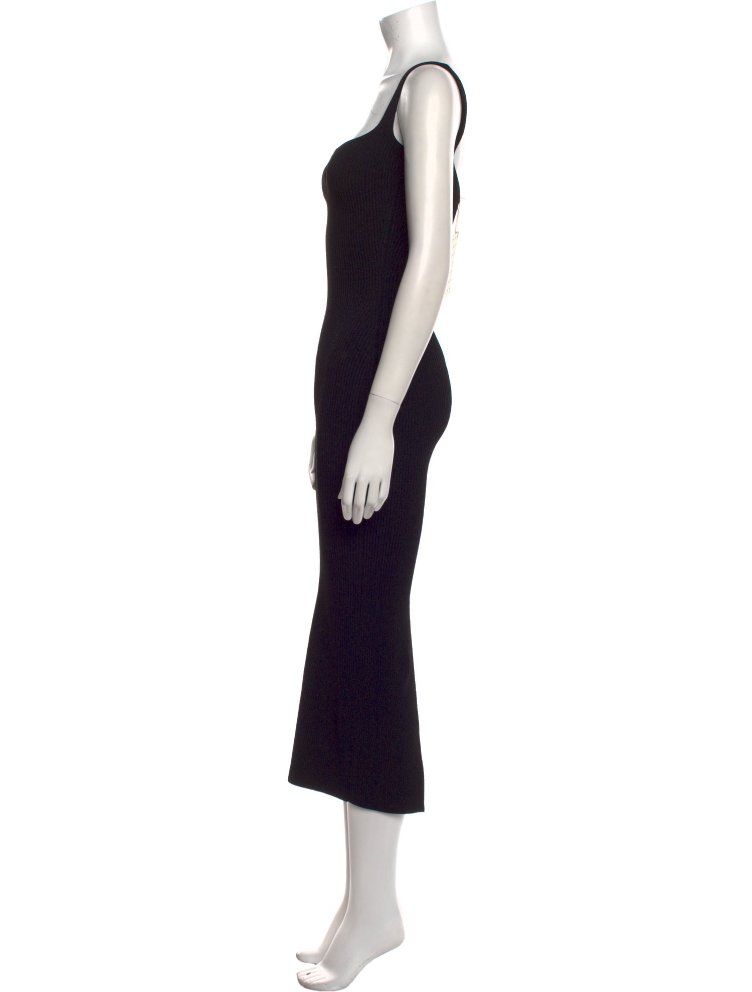 Khaite Square Neckline Midi Length Dress w/ Tags