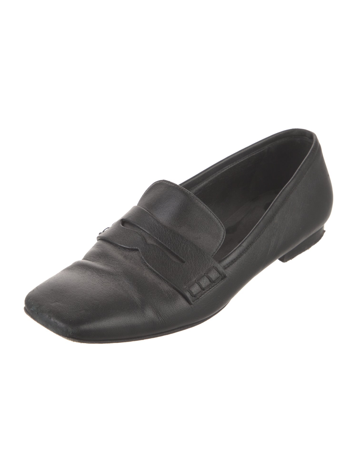 Khaite Leather Loafers