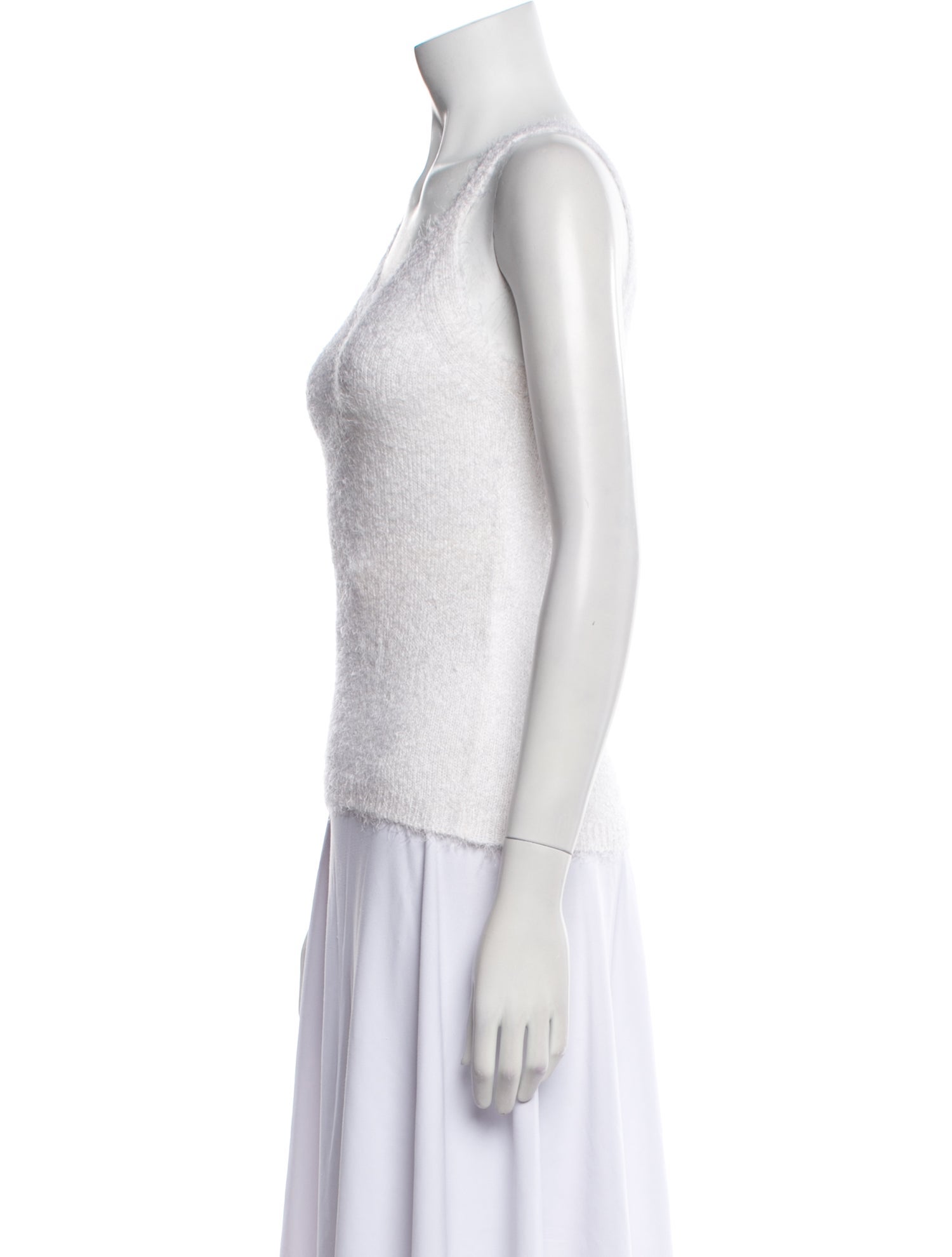 Khaite Silk V-Neck Top