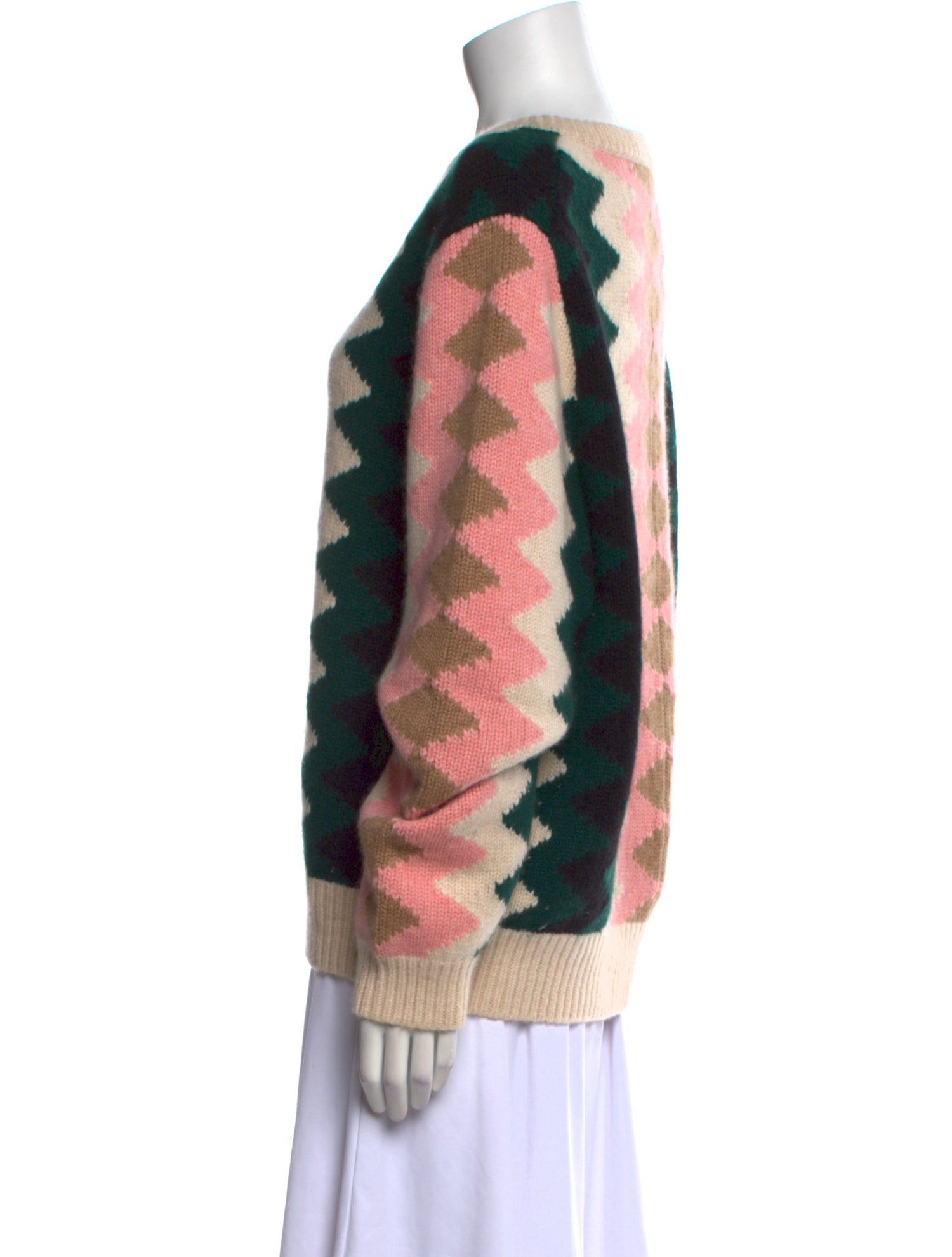 Khaite Cashmere Printed Sweater