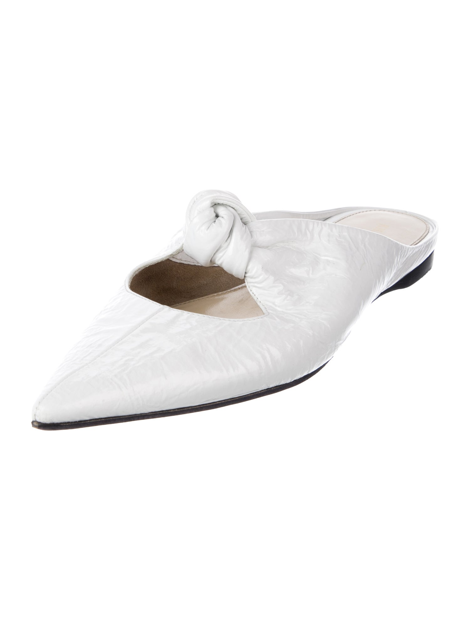 Khaite Leather Mules