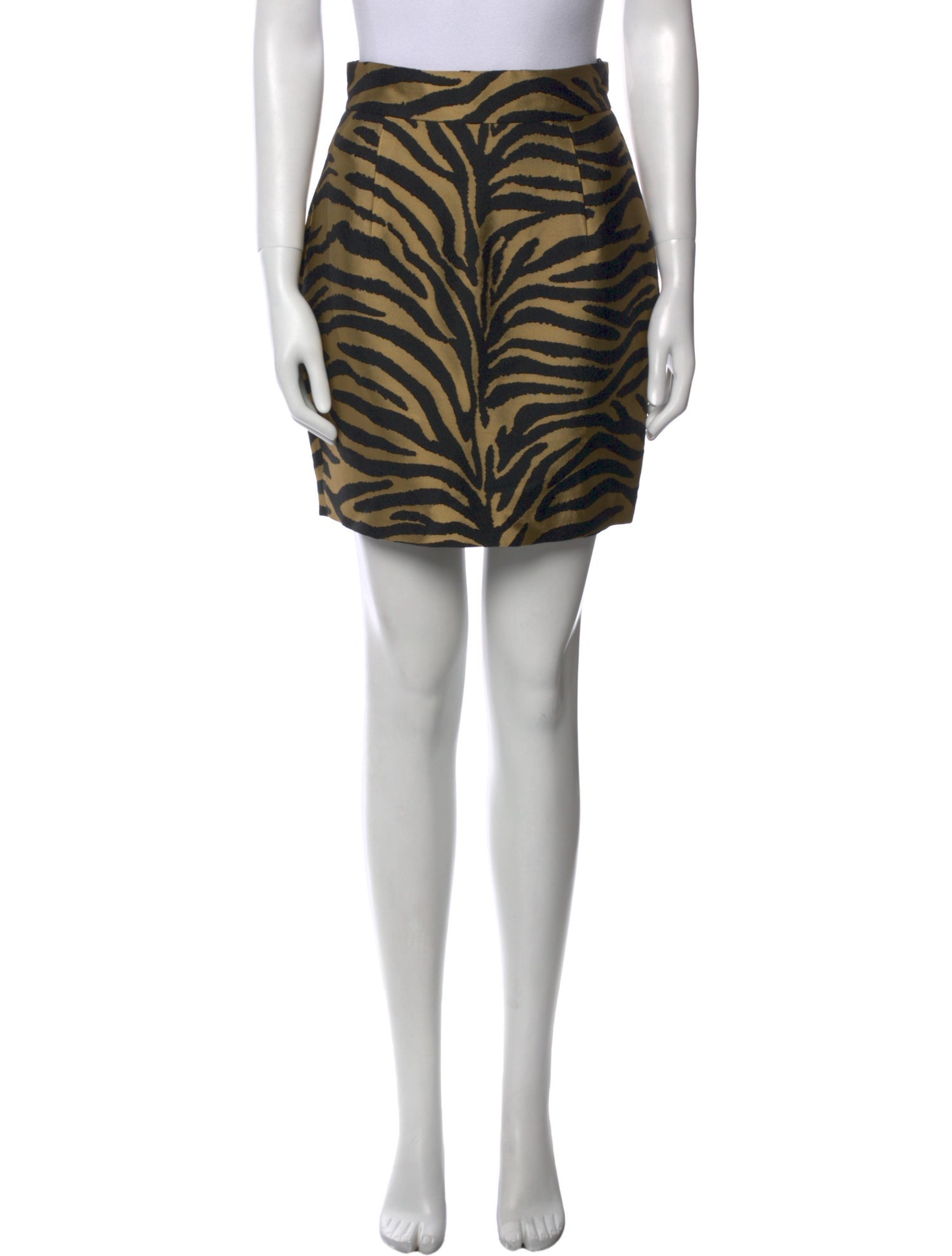 Khaite Animal Print Mini Skirt