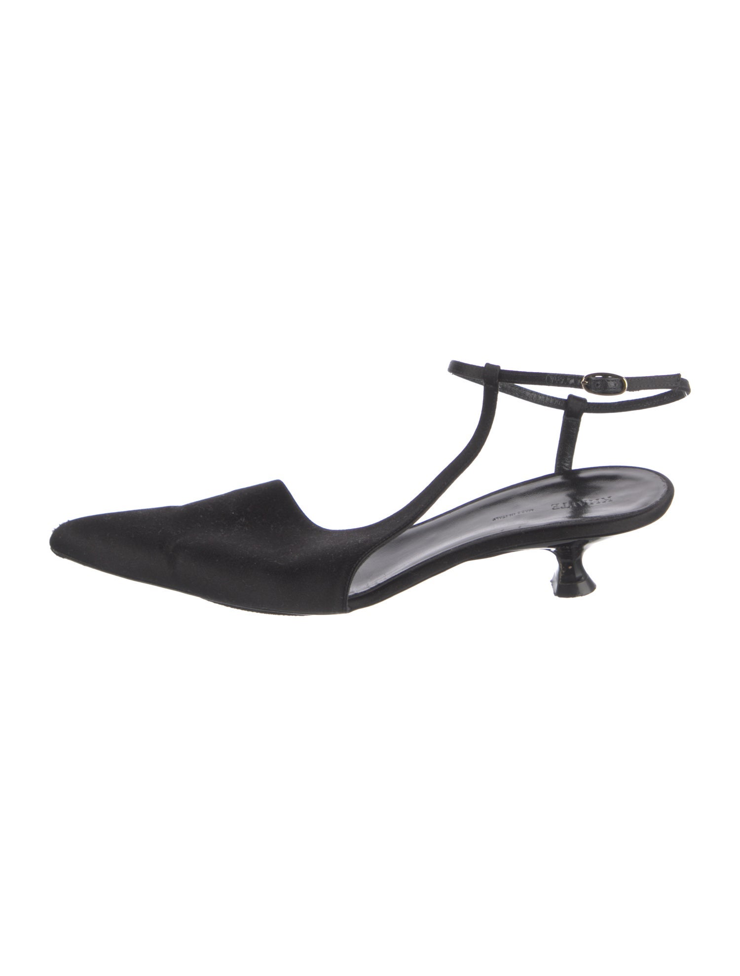 Khaite Satin Slingback Flats