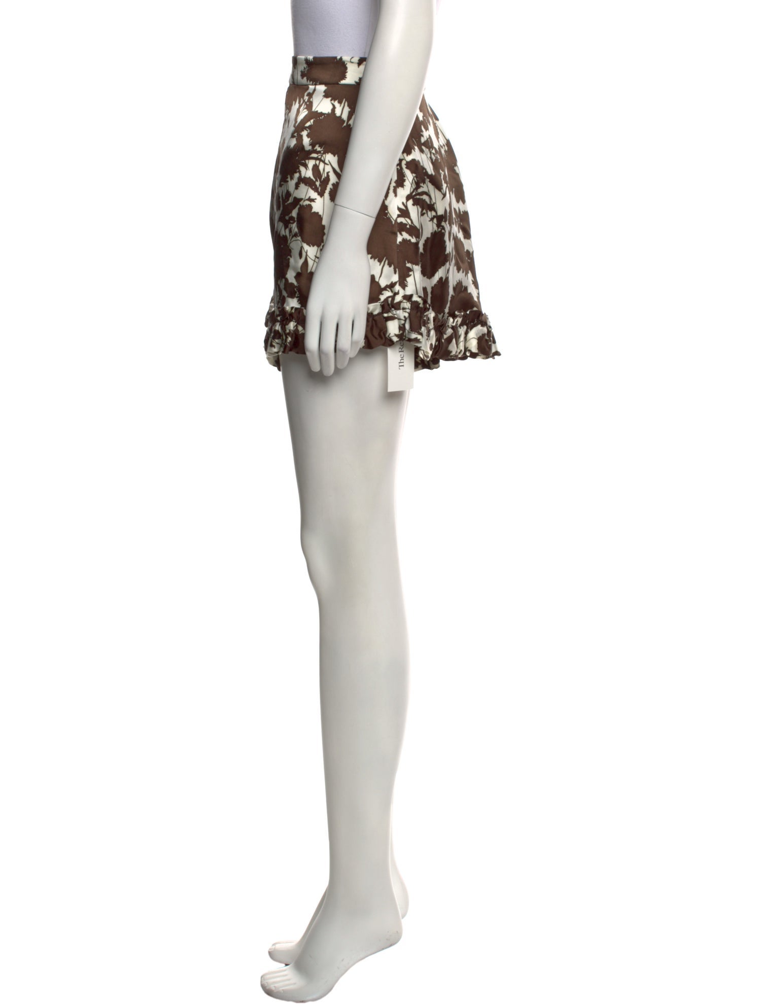 Khaite Printed Mini Shorts