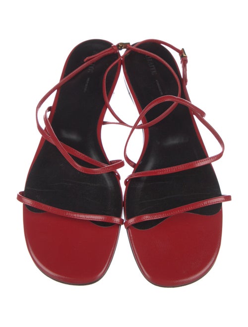 Khaite Leather Slingback Sandals