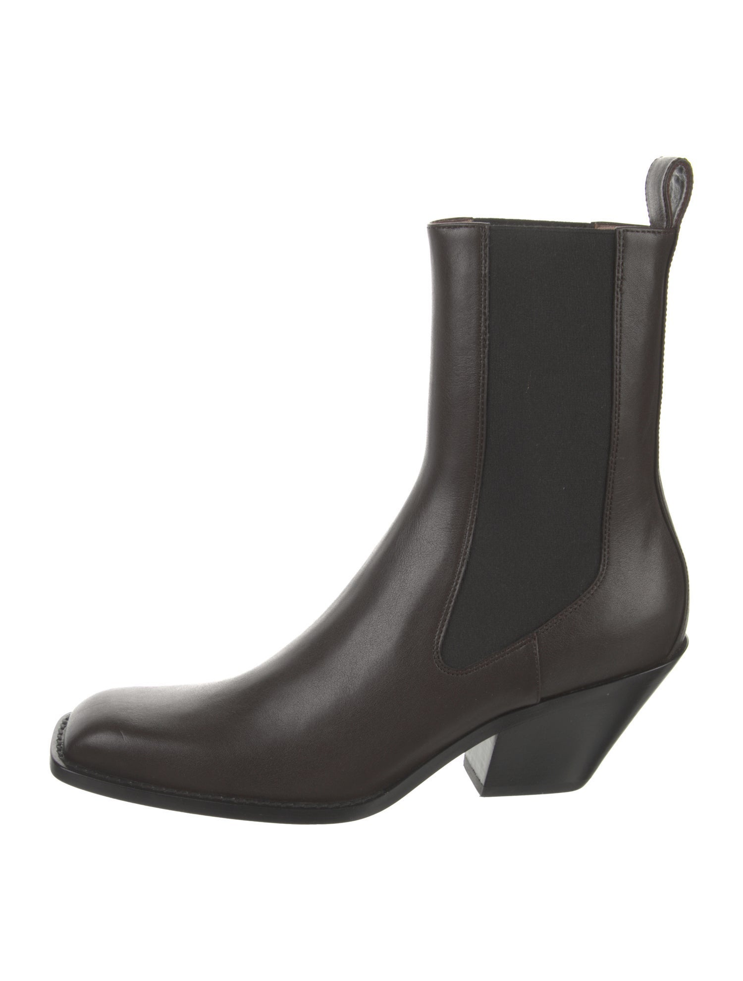 Khaite Leather Chelsea Boots