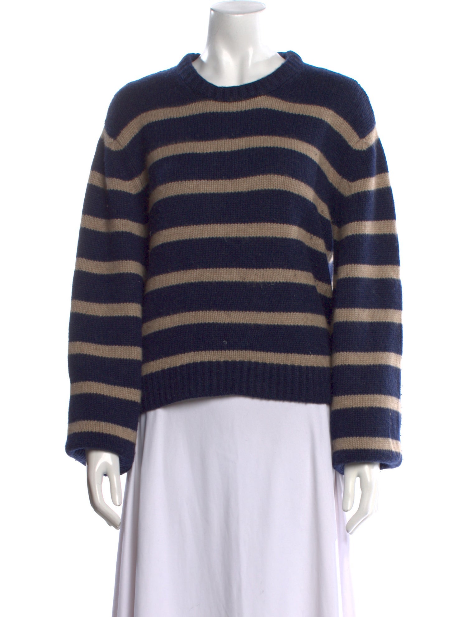 Khaite Cashmere Striped Sweater