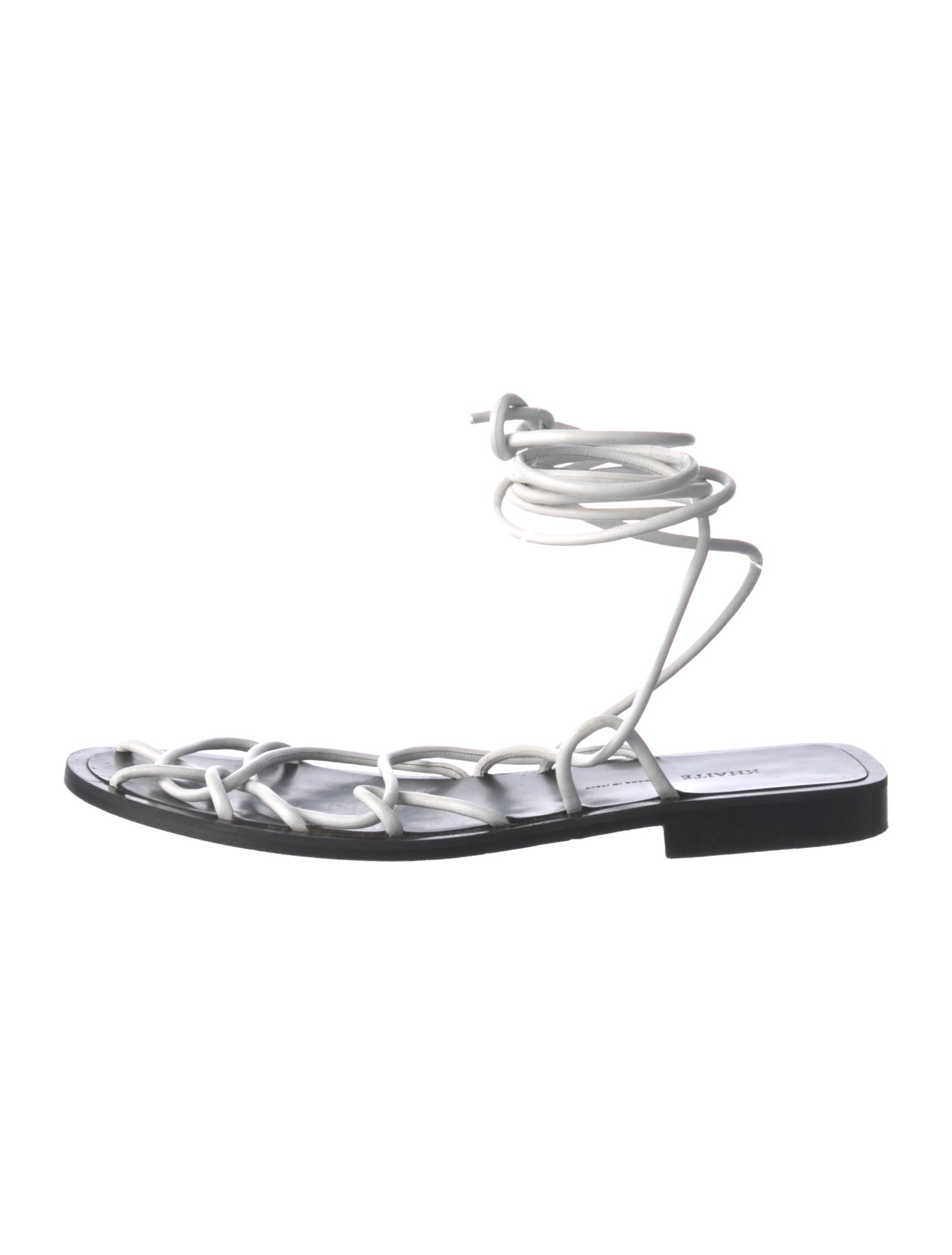 Khaite Leather Gladiator Sandals