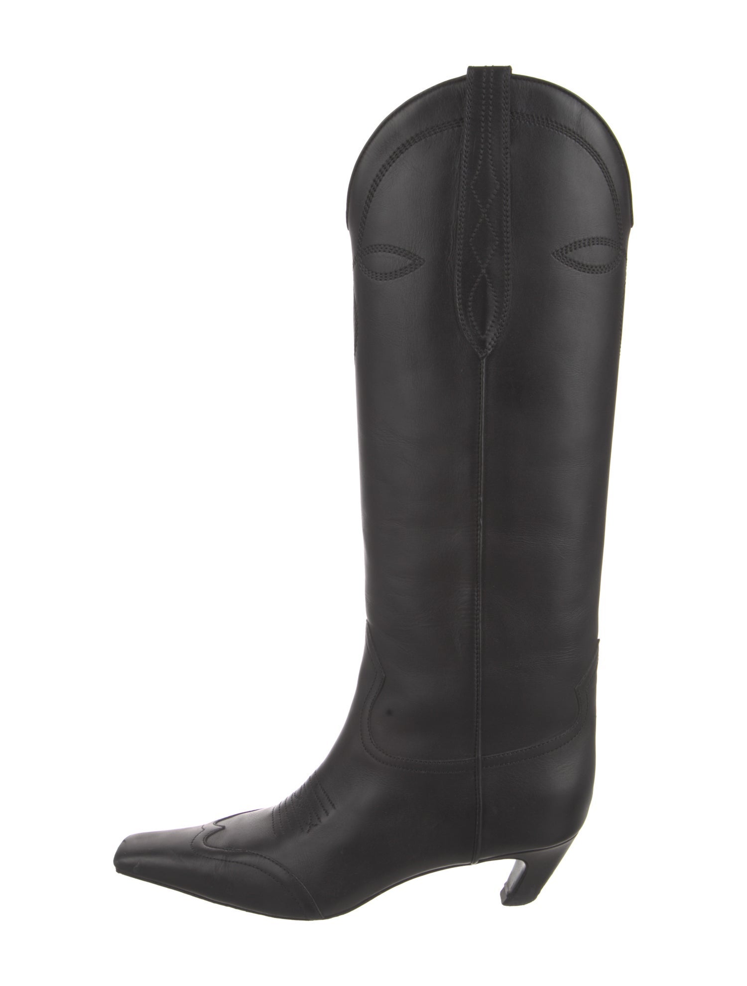 Khaite Leather Riding Boots