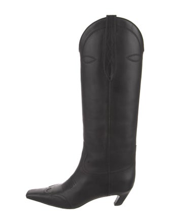 Khaite Leather Riding Boots