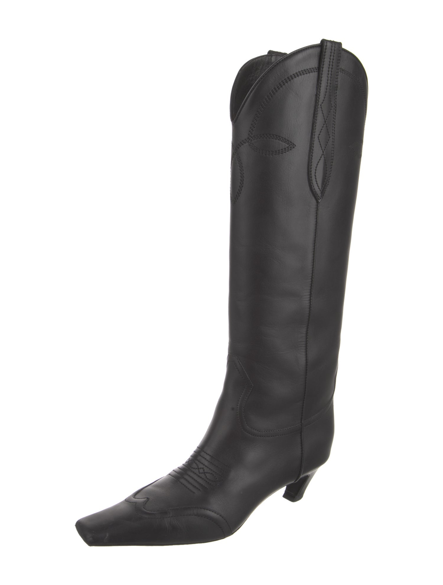 Khaite Leather Riding Boots