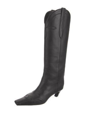 Khaite Leather Riding Boots