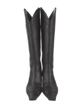 Khaite Leather Riding Boots