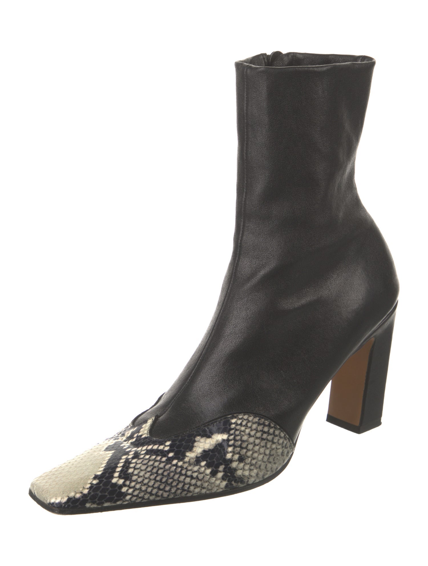 Khaite Leather Sock Boots