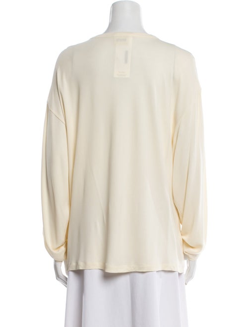 Khaite Scoop Neck Long Sleeve Sweatshirt
