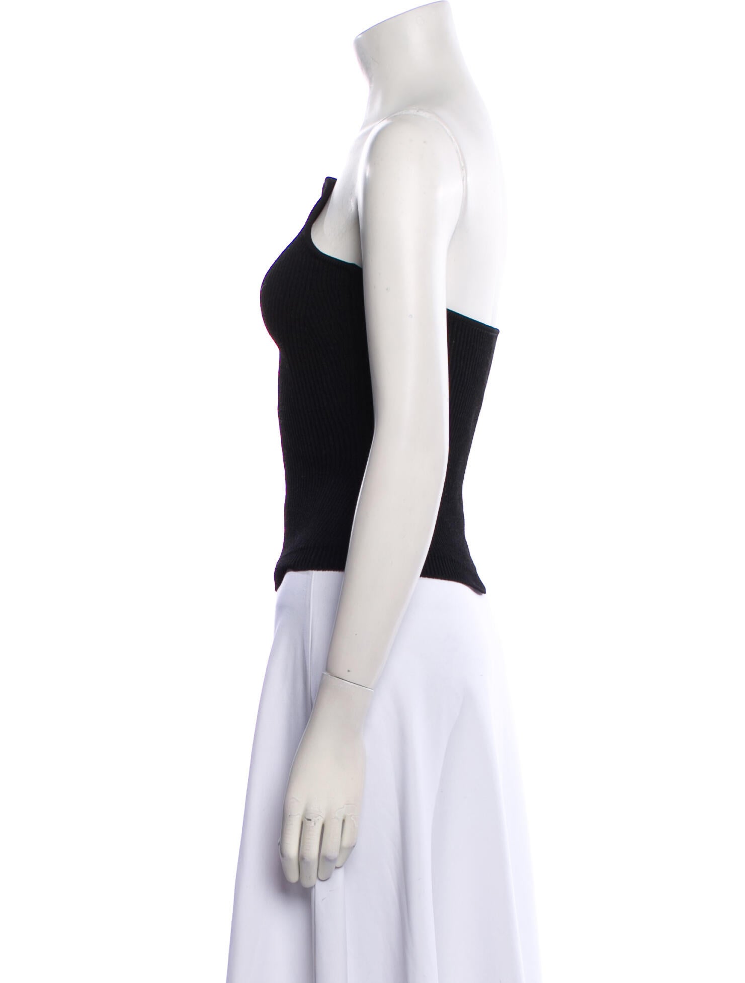 Khaite Strapless Crop Top