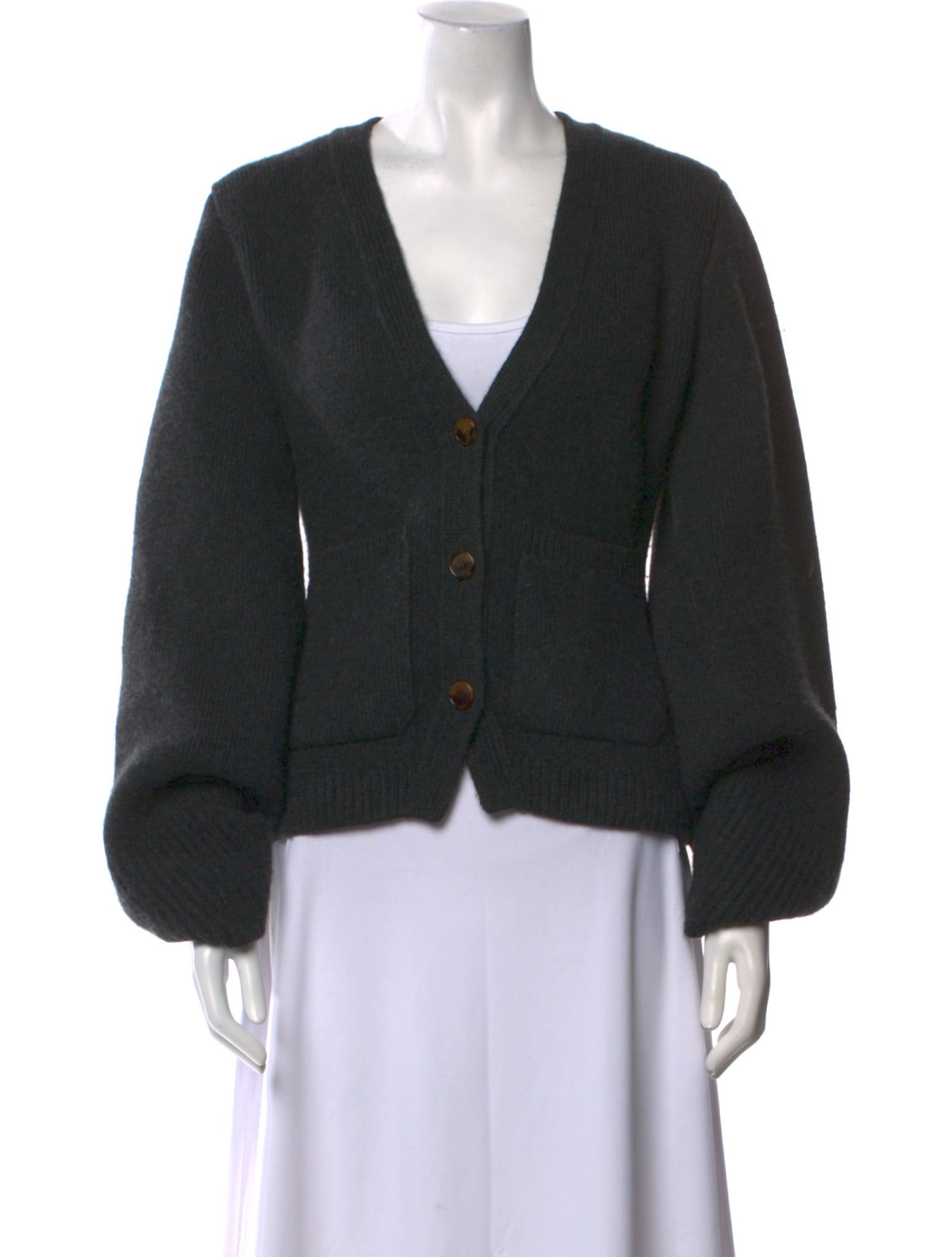 Khaite Cashmere V-Neck Sweater