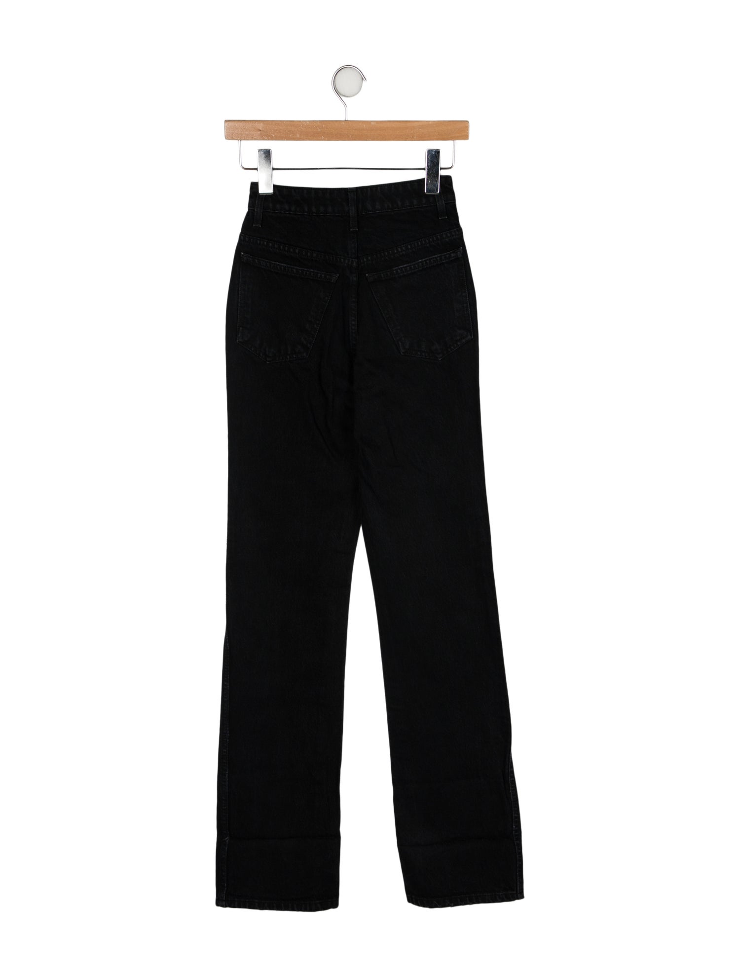 Khaite Mid-Rise Straight Leg Jeans