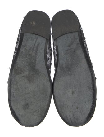 Khaite Mesh Lace Pattern Flats