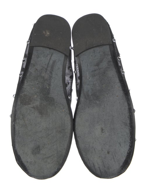 Khaite Mesh Lace Pattern Flats