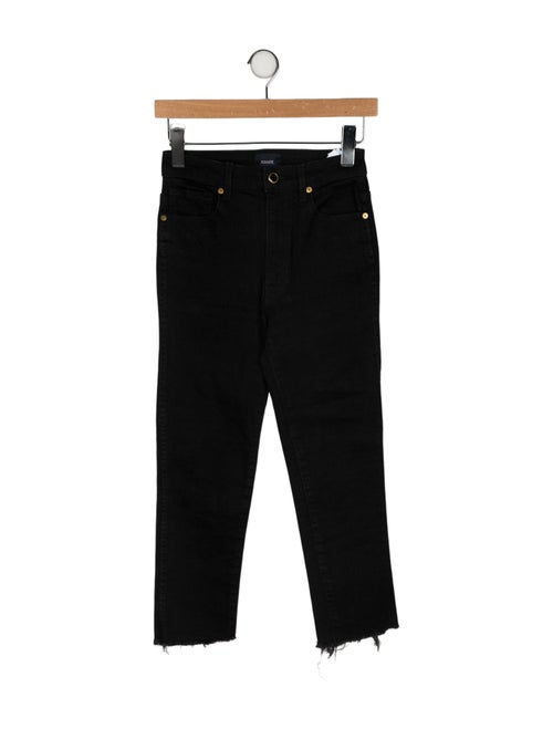 Khaite Mid-Rise Straight Leg Jeans