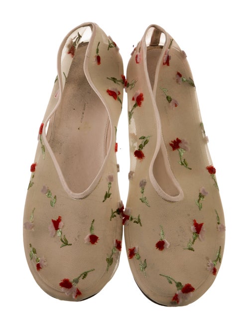 Khaite Mesh Patterned Ballet Flats