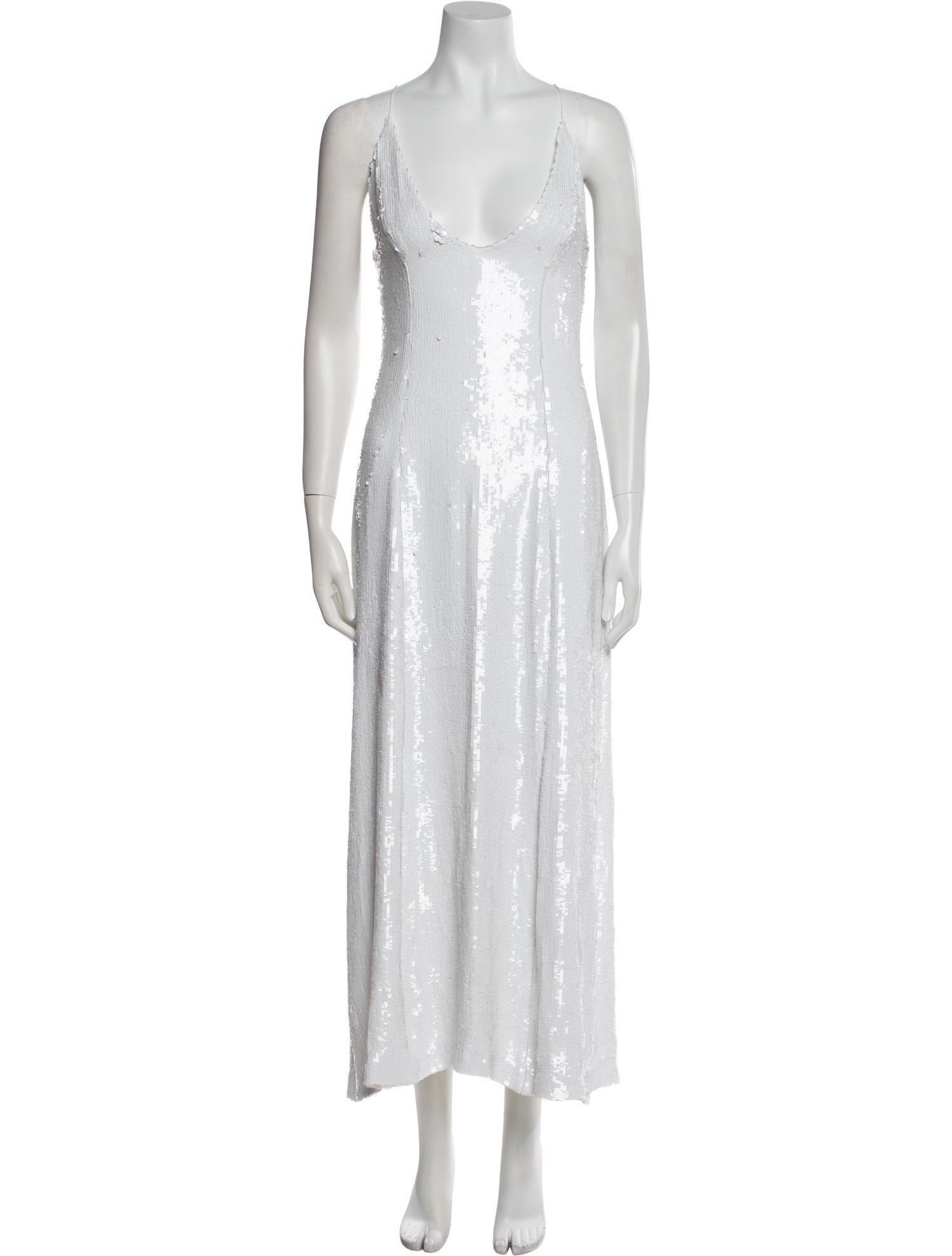 Khaite V-Neck Long Dress