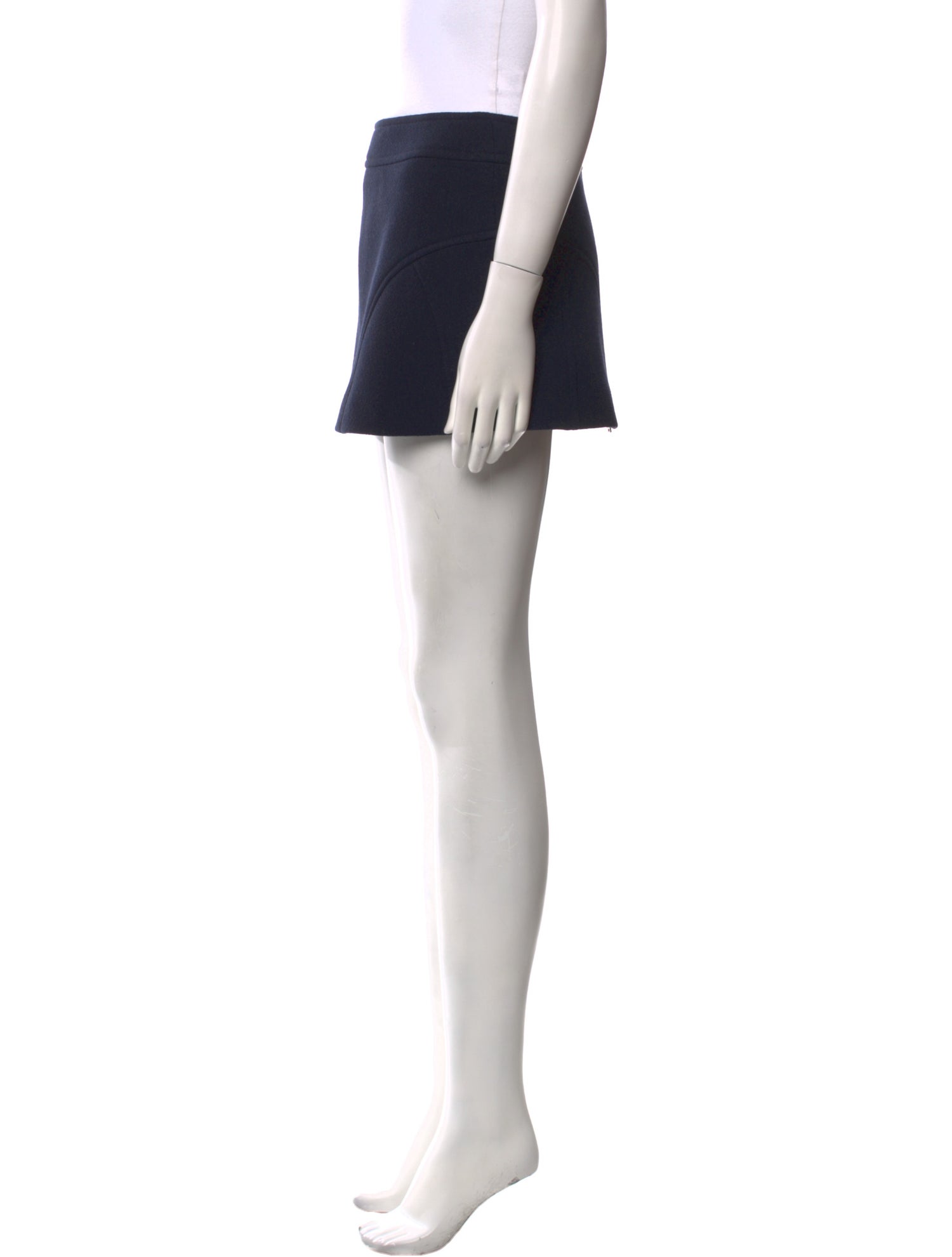 Khaite Virgin Wool Mini Skirt