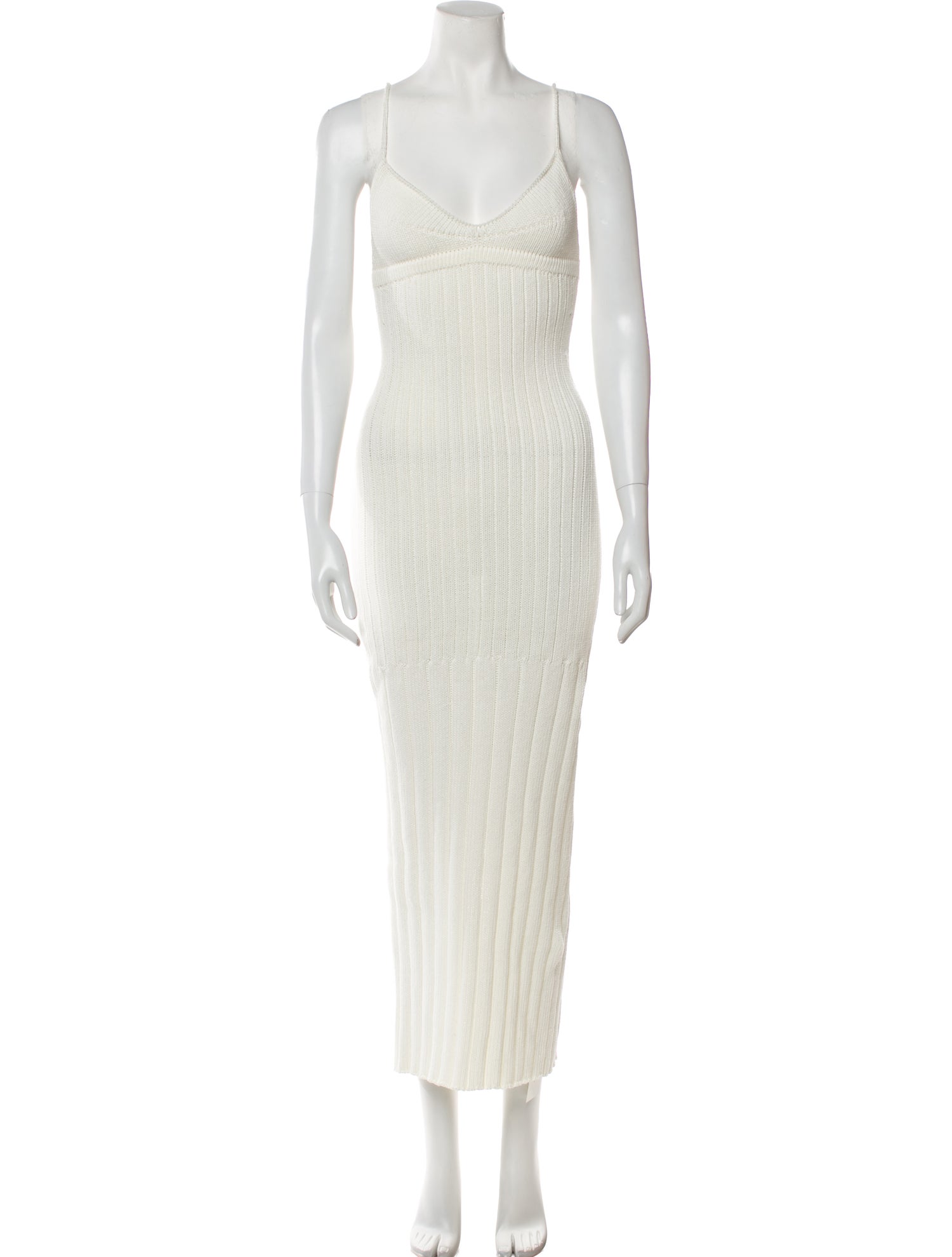 Khaite V-Neck Midi Length Dress