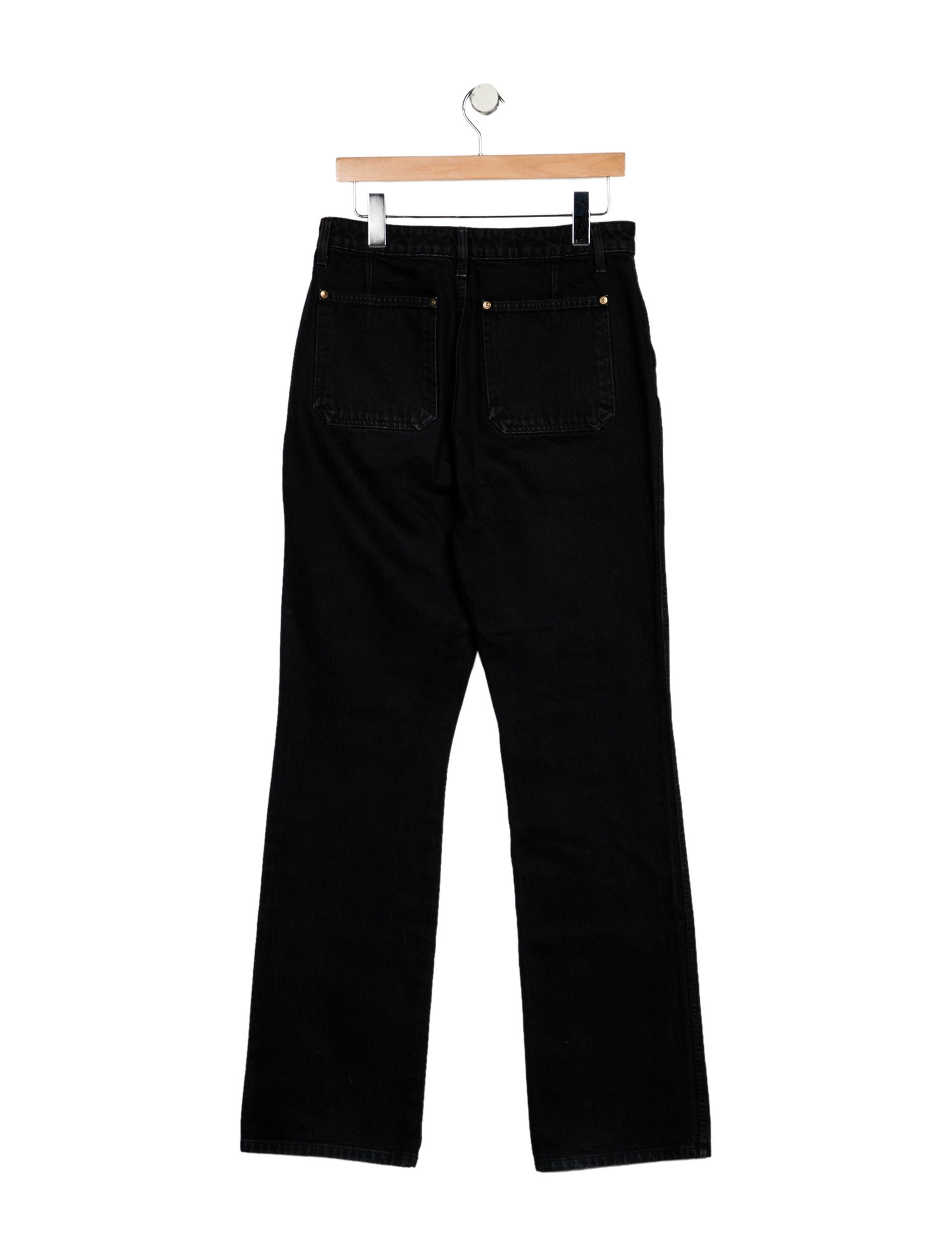 Khaite High-Rise Wide Leg Jeans