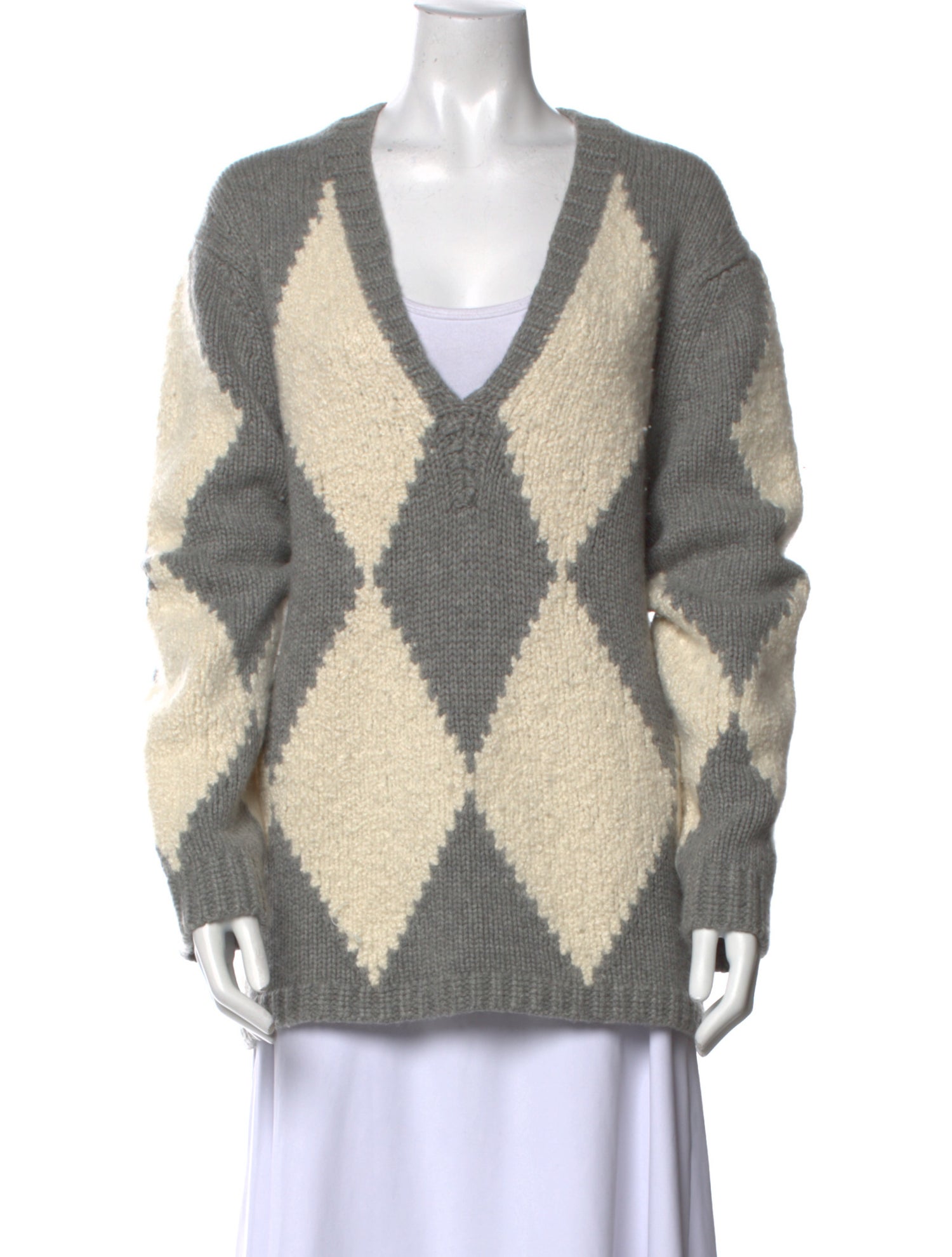 Khaite Cashmere Printed Sweater