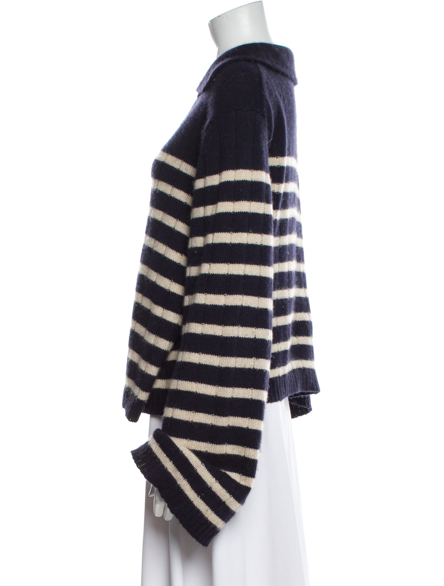 Khaite Cashmere Striped Sweater