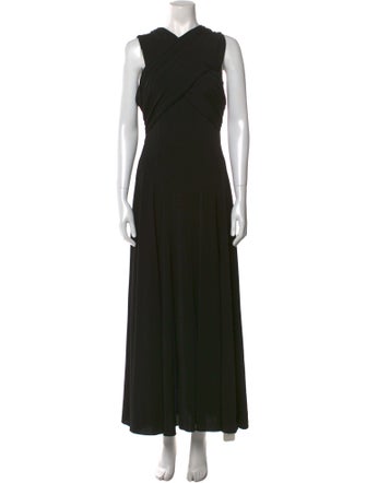 Khaite Asymmetrical Long Dress