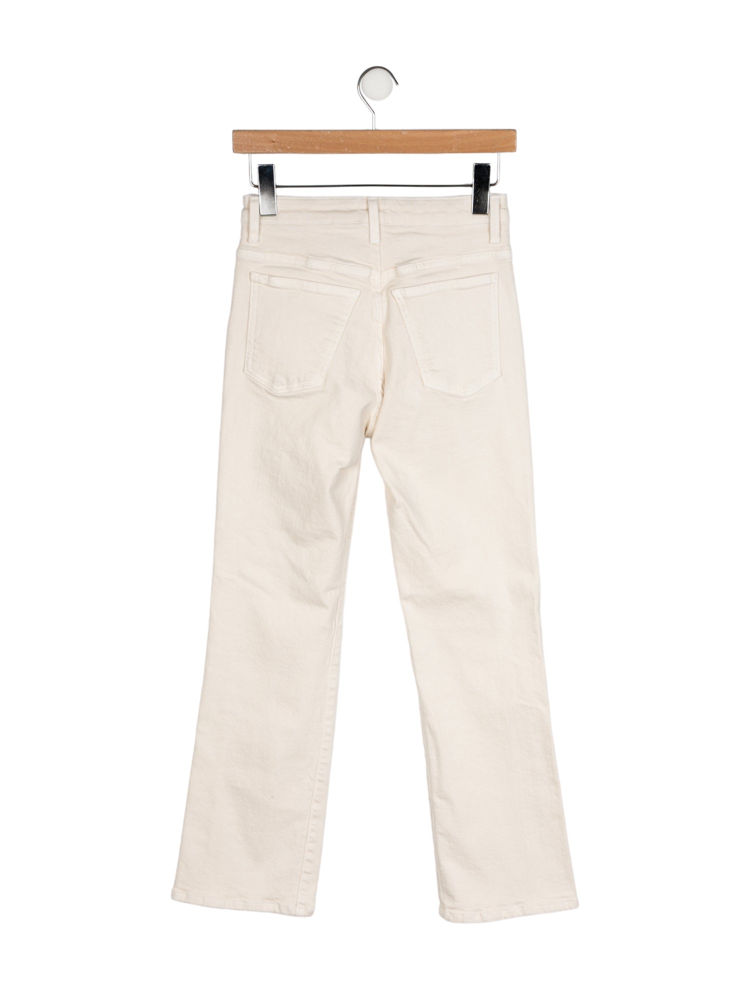 Khaite Mid-Rise Straight Leg Jeans
