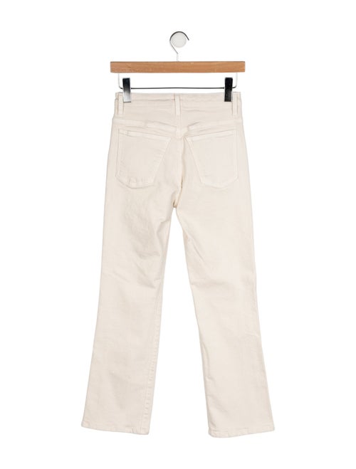 Khaite Mid-Rise Straight Leg Jeans