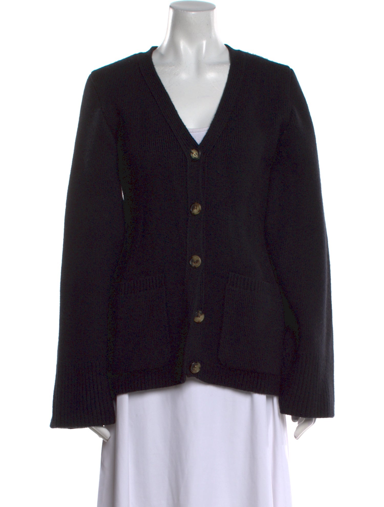 Khaite Cashmere V-Neck Sweater