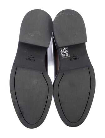 Khaite Leather Colorblock Pattern Riding Boots