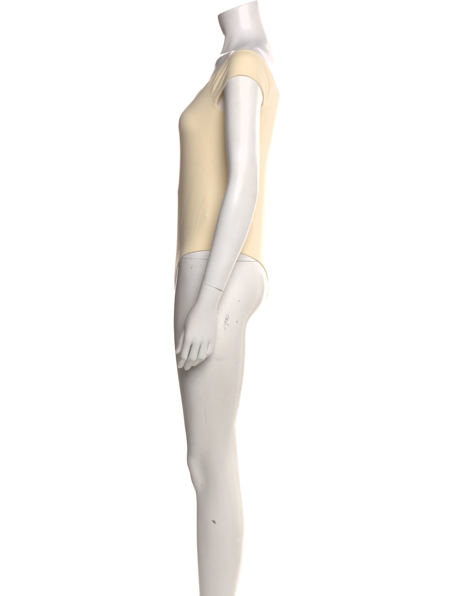 Khaite Scoop Neck Short Sleeve Bodysuit