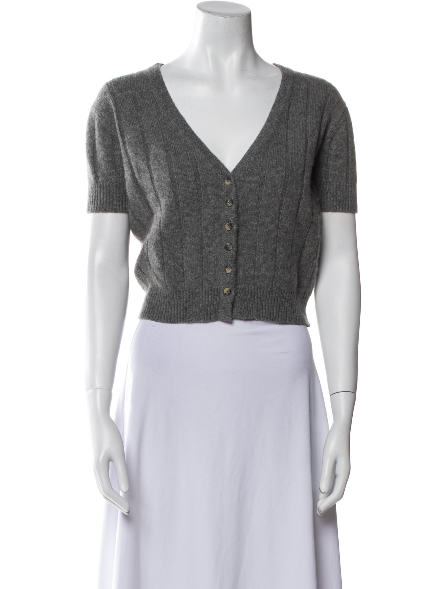 Khaite Cashmere V-Neck Sweater