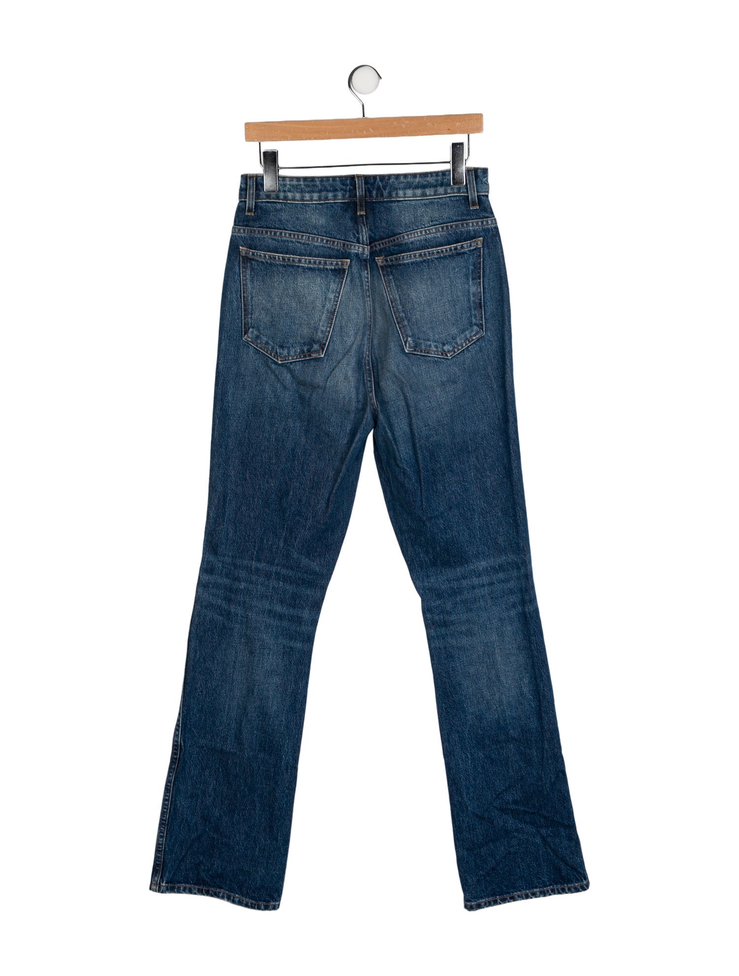 Khaite High-Rise Wide Leg Jeans