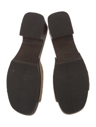 Khaite Ponyhair Slides