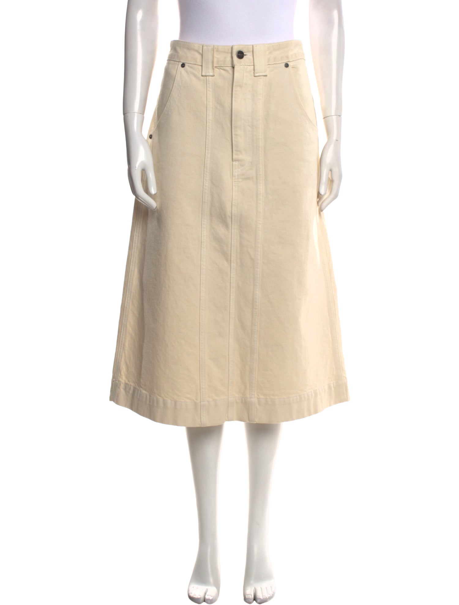 Khaite Midi Length Skirt