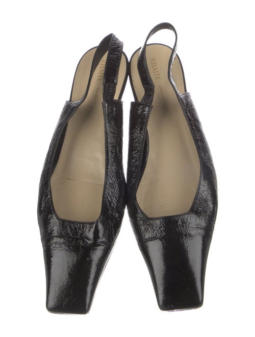 Khaite Colin Patent Leather Slingback Flats